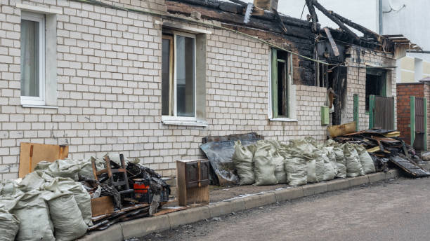 Professional Fire Damage Removal technician working in Palmyra, PA